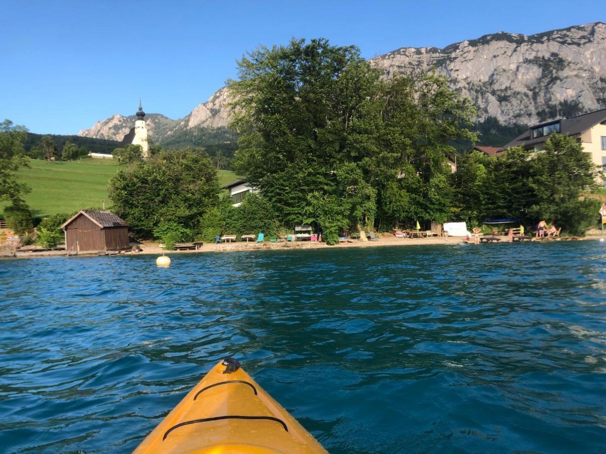 Attersee-Chalet Angermann Familie Spalt Apartman Steinbach am Attersee Kültér fotó