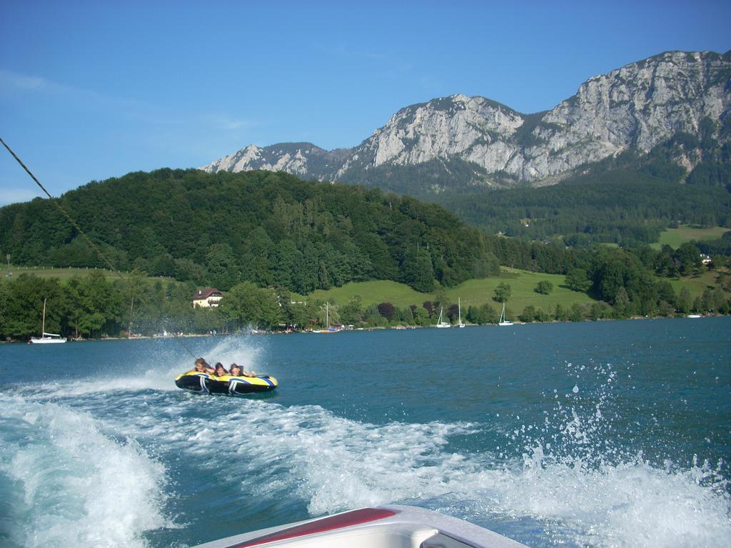 Attersee-Chalet Angermann Familie Spalt Apartman Steinbach am Attersee Kültér fotó