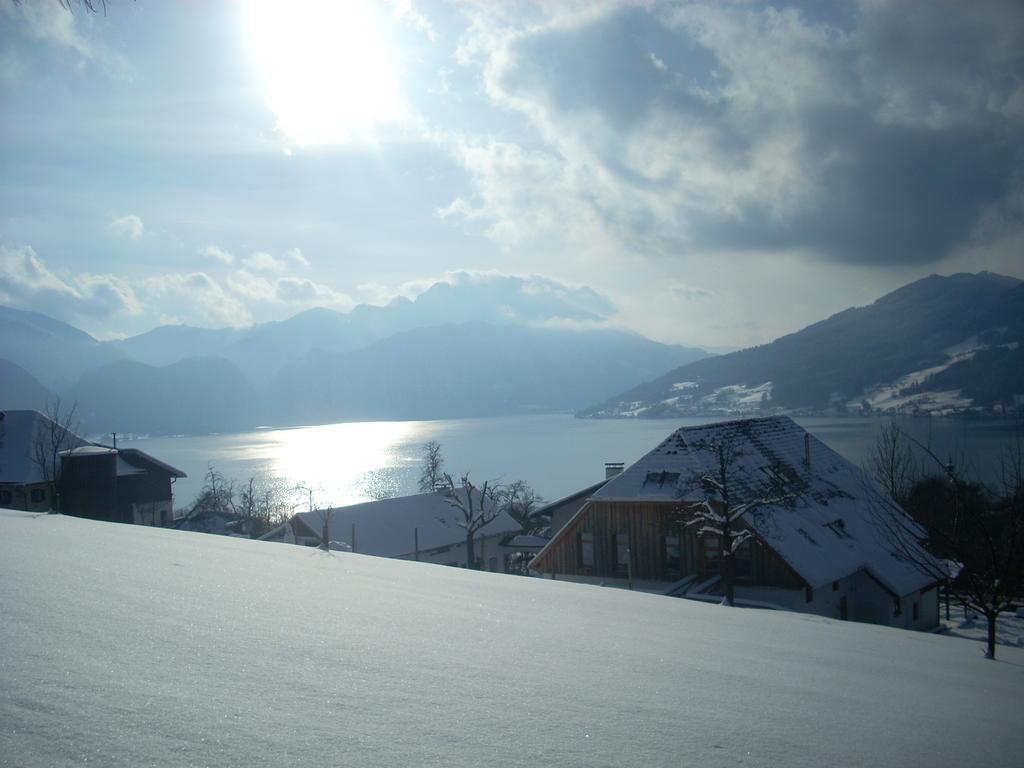 Attersee-Chalet Angermann Familie Spalt Apartman Steinbach am Attersee Kültér fotó