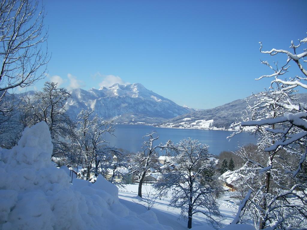 Attersee-Chalet Angermann Familie Spalt Apartman Steinbach am Attersee Kültér fotó