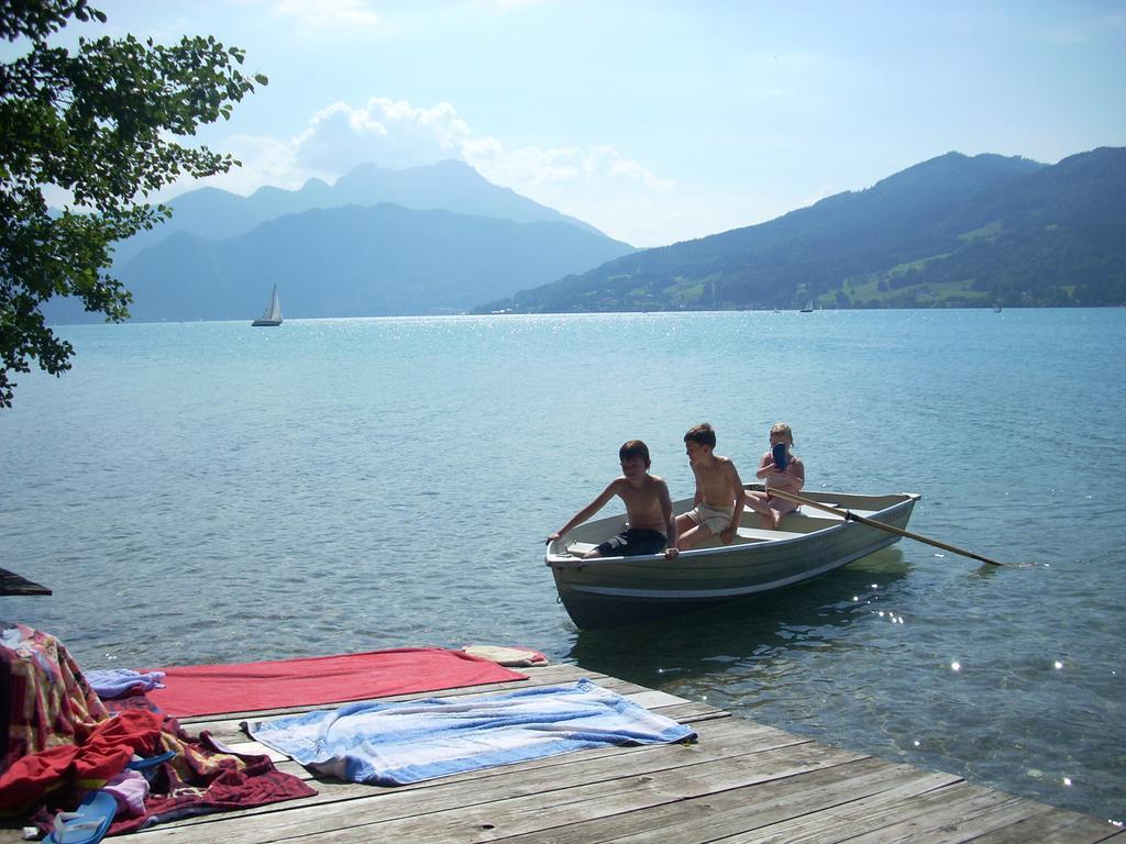 Attersee-Chalet Angermann Familie Spalt Apartman Steinbach am Attersee Kültér fotó