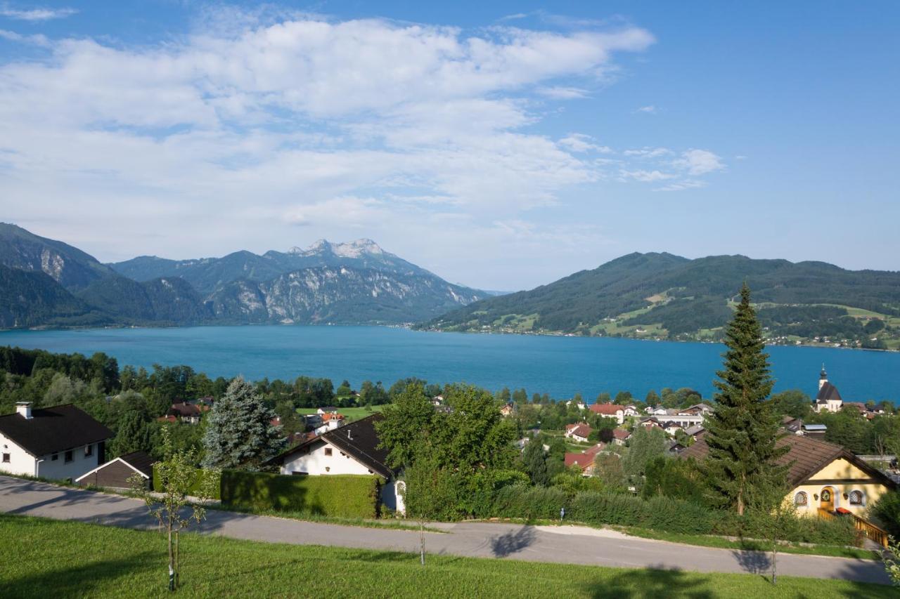 Attersee-Chalet Angermann Familie Spalt Apartman Steinbach am Attersee Kültér fotó